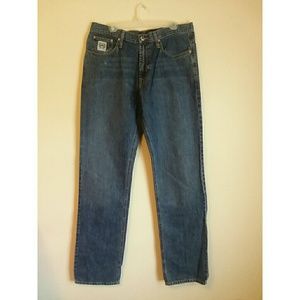 Mens Cinch Denim Blue Jean Pants 35/38